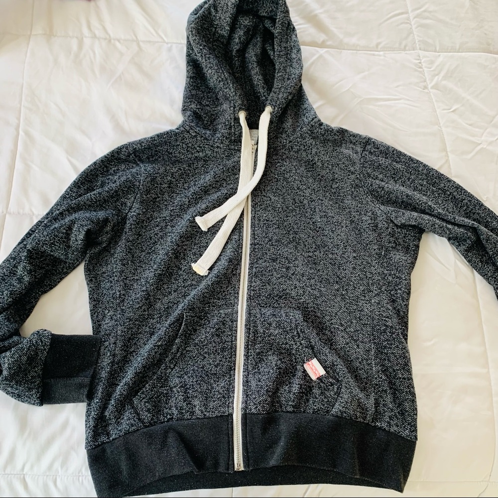 Cali Love Heritage Gray Blend Zip up Size XL